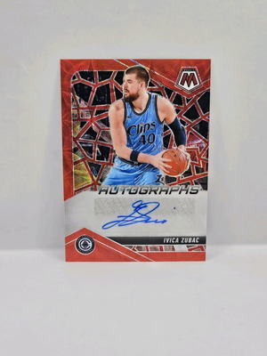 Panini Mosaic Ivica Zubac Red scope autograph σαν καινούργιο