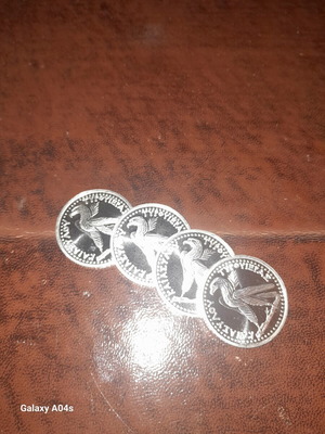 Silver oz 4 pieces St Helena coins 2024