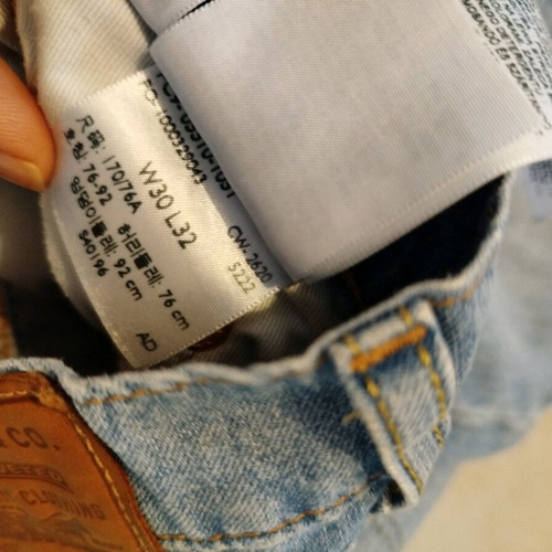 Levi's jeans like new, size M, turquoise