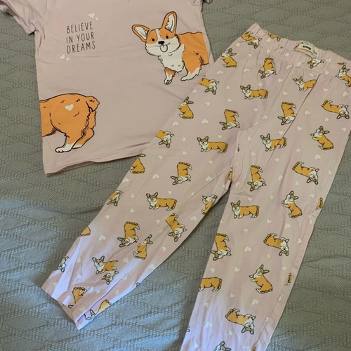 Sinsay summer pyjamas set used, pack of 4, size 122