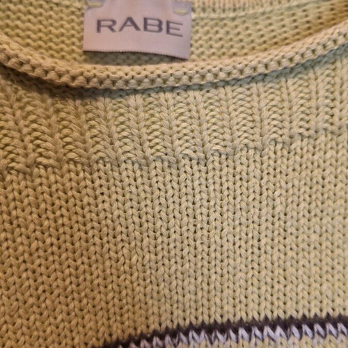 Rabe striped blouse like new, light green, size M
