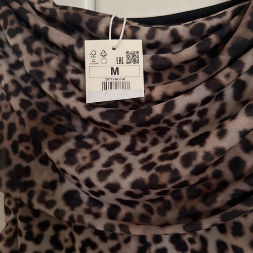 Women's animal print dress new, elastic, sizes S to L