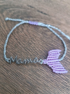 Macrame Mermaid Tail Bracelet Mama new