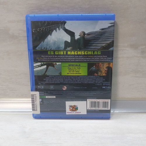 Meg 2: The Trench Blu-ray new German edition with subtitles