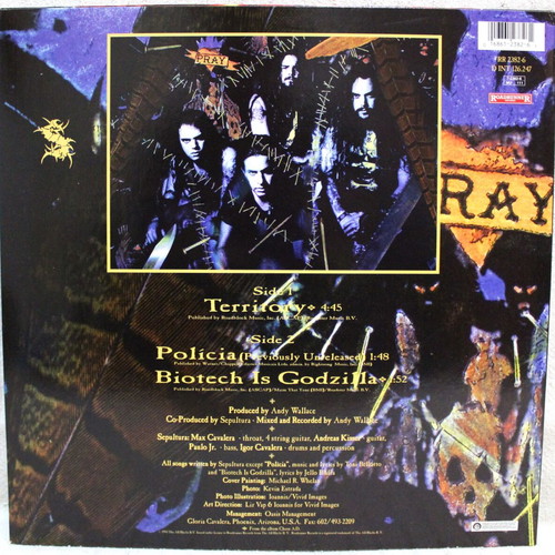 Sepultura Territory βινύλιο 12", 45 RPM, single μεταχειρισμένο