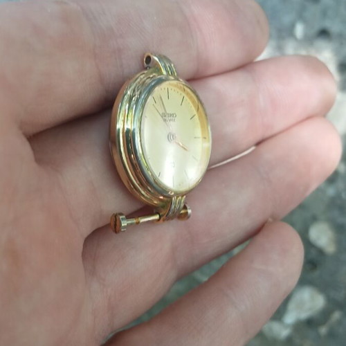Seiko Quartz Watch gold plated, like new