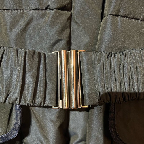 Salco Italian jacket like new, quilted with belt, size 48