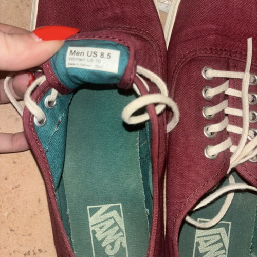 Vans athletic shoes used, size 41