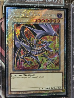 Red Eyes Black Dragon card like new with Ultra Pro sleeve and Top Loader