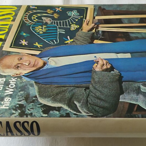 Pablo Picasso Man and His Work hardcover book used, English