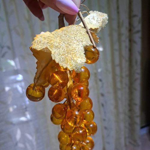 Decorative grape with beads like new