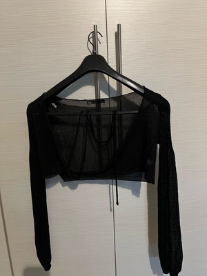 Κοντή ζακέτα BSB μεταχειρισμένη με διακριτική λάμψη, μέγεθος S