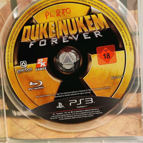 Duke Nukem Forever PS3 used in very good condition