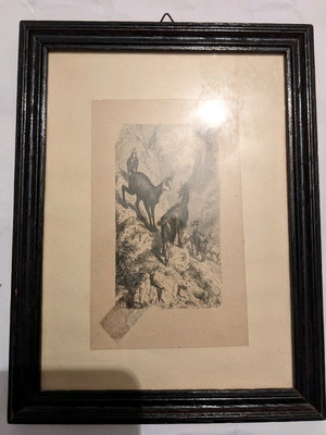Engraving used with two kids in frame 16x21