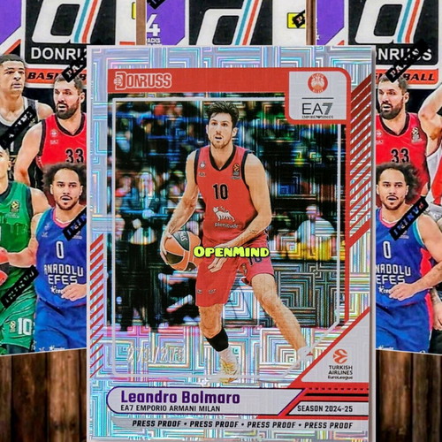 Bolmaro Press Proof Card Armani Milan Donruss Euroleague 2024-25 new