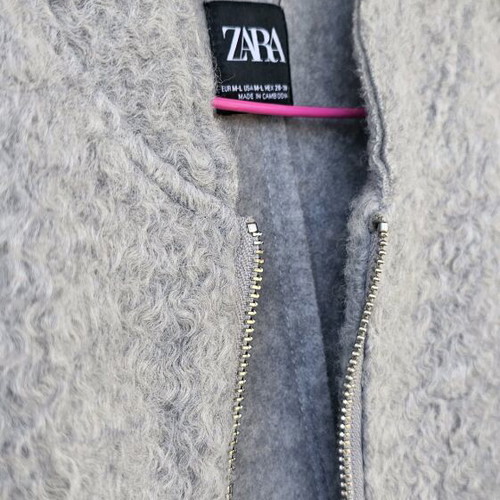 Zara bomber jacket γκρι μέγεθος L σαν καινούργιο