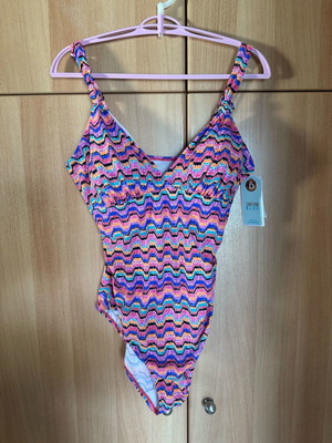 Дамски бански Christina Blue XL нов, цветен
