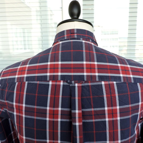 Lyle and Scott Mens Long Sleeve Checked Shirt Size M like new, blue red