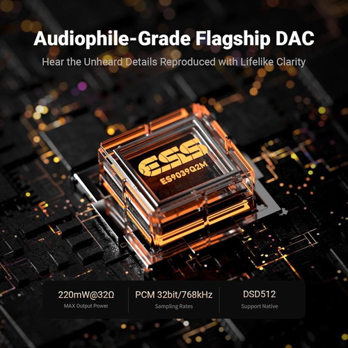 Fosi Audio DS3 Portable DAC Headphone Amplifier new
