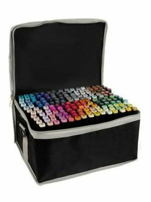 Double-Sided Drawing Markers Set of 168 Pieces, New