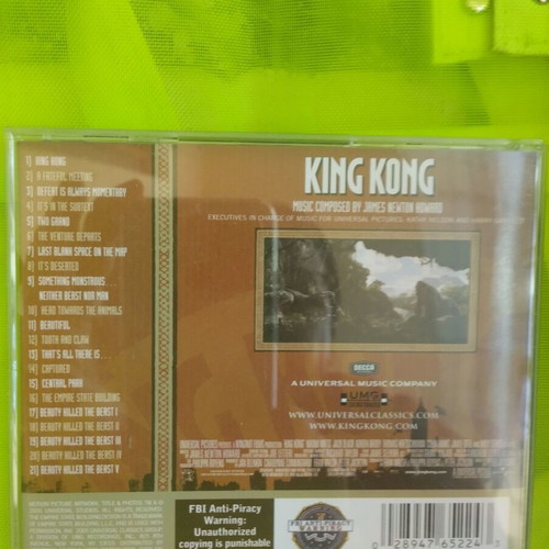 King Kong soundtrack James Newton Howard CD used