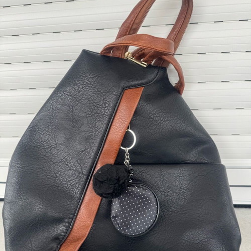 Backpack bag like new, black and brown