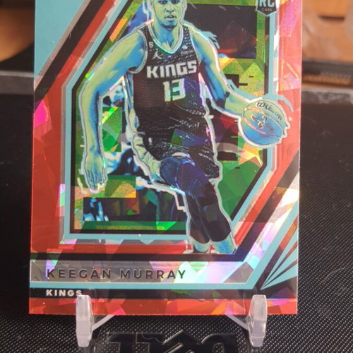 2022-23 Panini Flux Keegan Murray #228 Rookie Red Ice Prizm card like new