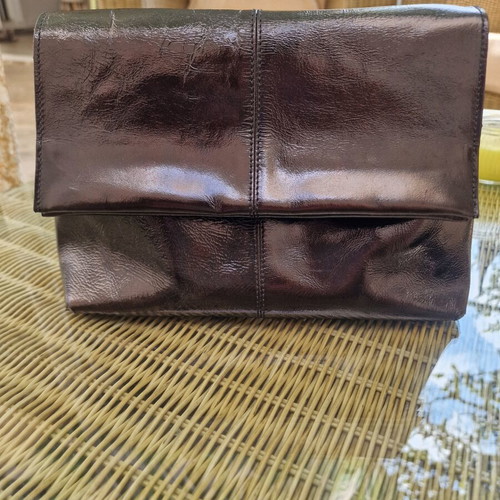 Massimo Dutti Handbag Like New Leather Clutch