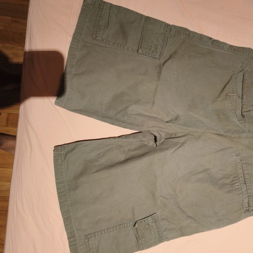 Spider men's cargo bermuda shorts used, size L, khaki