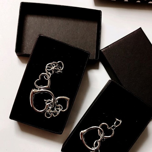 Theree Hearts Jewelry Set new, stainless steel pendant and bracelet