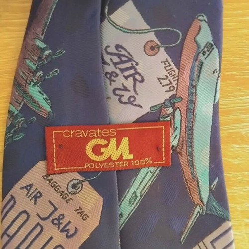 Tie like new, blue color