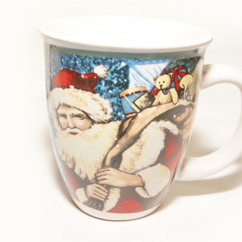 Large mugs used, pack of 7, Christmas theme