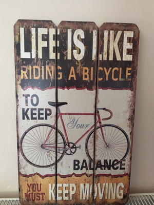 Wall decor frame with logo, like new, 0.30x0.48cm