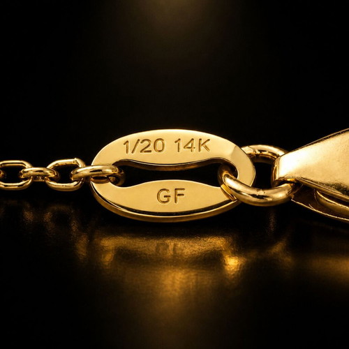 Chain Plate 14K GF 1/20 Gold Filled New