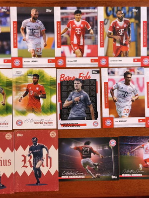 Topps Bayern Munich collection like new, set of 14 cards
