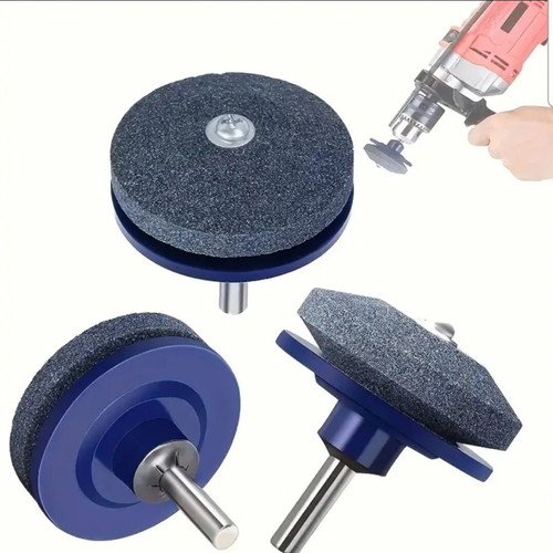 Drill sharpener new for lawnmower blades and metal blades