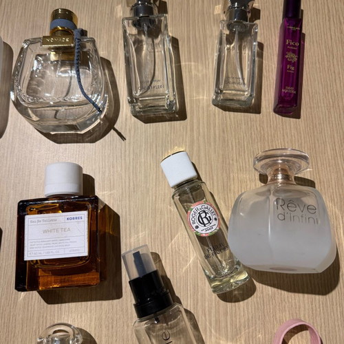 Perfume bottles used, assorted collection
