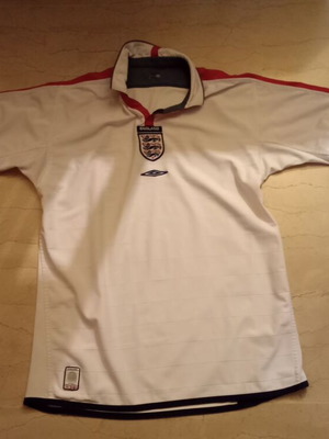 England National Team Jersey double-sided used, size Large, UBRO