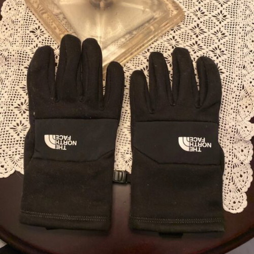 The North Face snow gloves like new, very warm, black