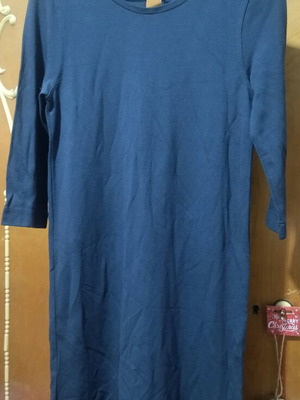 Marc O'Polo cotton dress like new, dark blue, size S