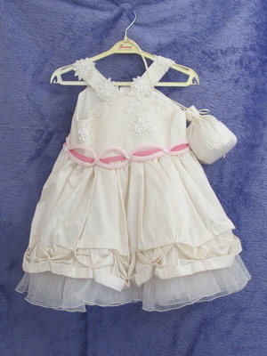 Baptism dress new with hat up to 2 years old