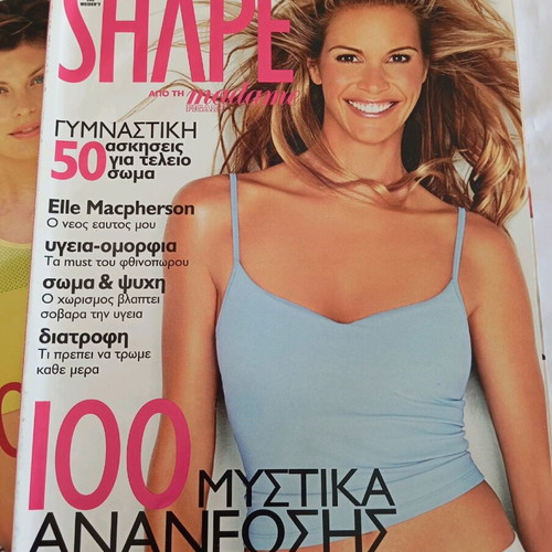 Shape magazines used, issues 4 October 1999 and 6 October 2000