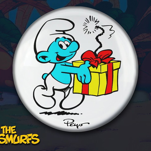 Smurfs Pin Set Classic 1984 Edition, 10 Pieces, New