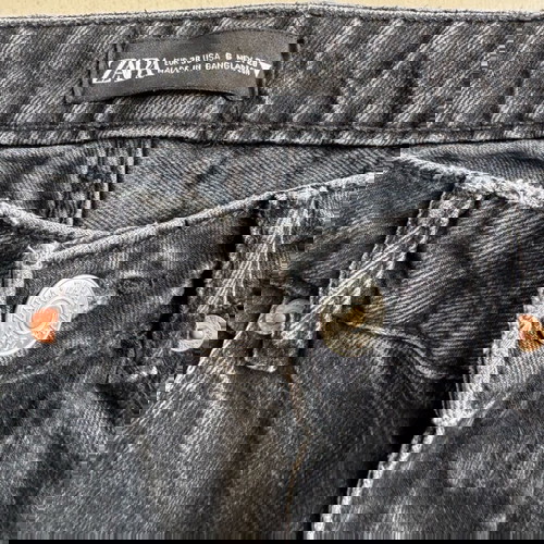 Zara mum jean μαύρο σαν καινούργιο, μέγεθος 38