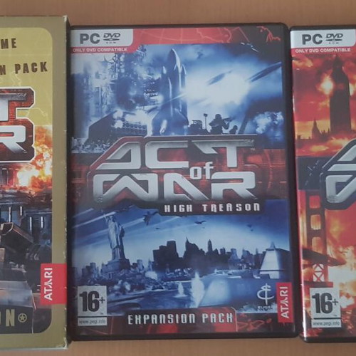 Act of War Gold Edition PC game used with expansion