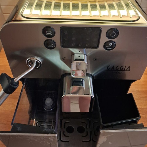 Gaggia Brera automatic espresso machine like new, stainless steel