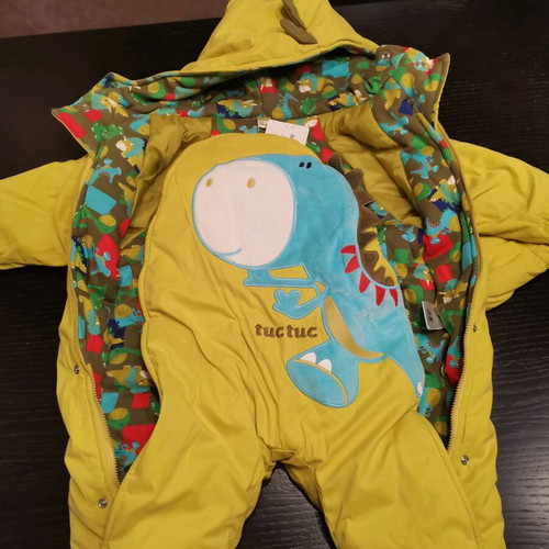 Baby jumpsuit jacket for 12 months new with dinosaur design