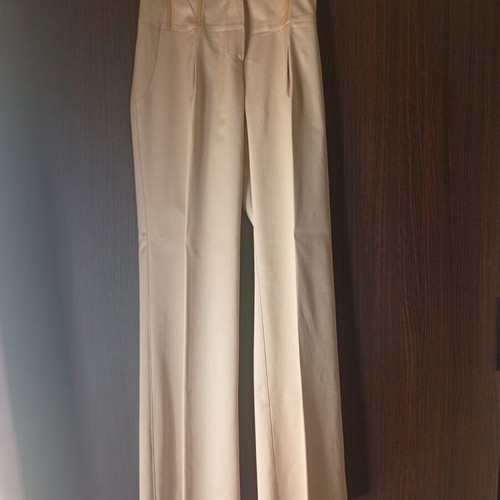 Cristina Effe women's pants like new, beige and gold, size XXL