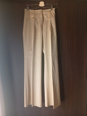 Cristina Effe women's pants like new, beige and gold, size XXL