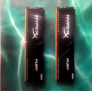 Hyperx Fury RAM 2*4Gb DDR4 Thessaloniki